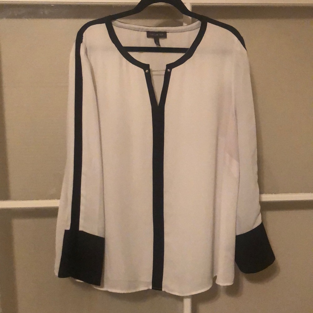 Black & White Blouse